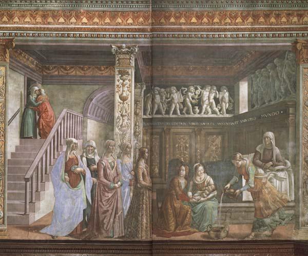 Domenicho Ghirlandaio Geburt Marias oil painting picture